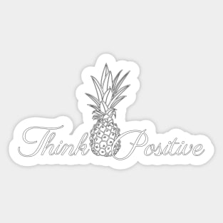 Think positive Sticker